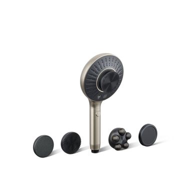 Regadera Spaviva De Mano Multifuncion En Niquel Cepillado