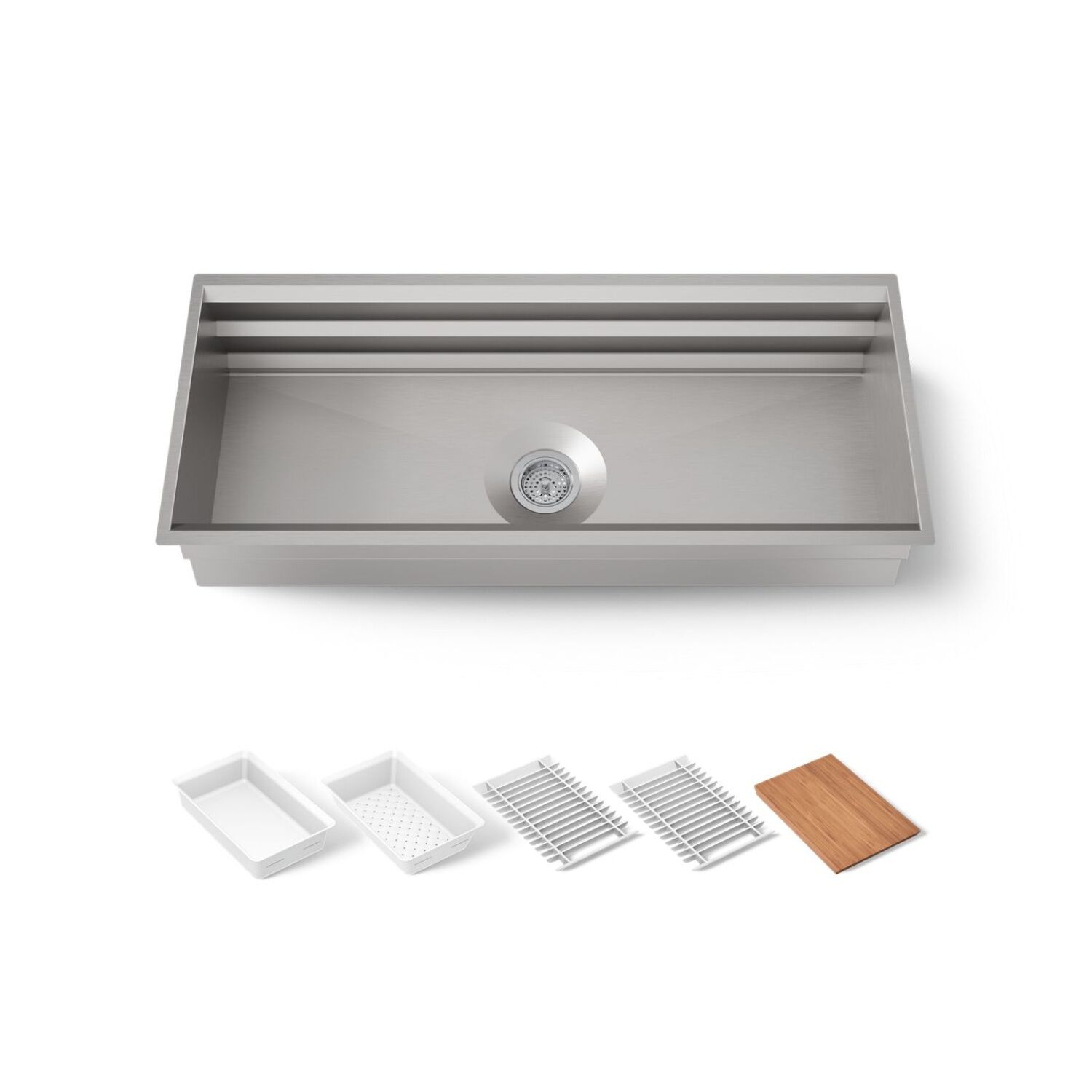 Tarja Prolific individual de bajocubierta de acero inoxidable,,hi-res image number null