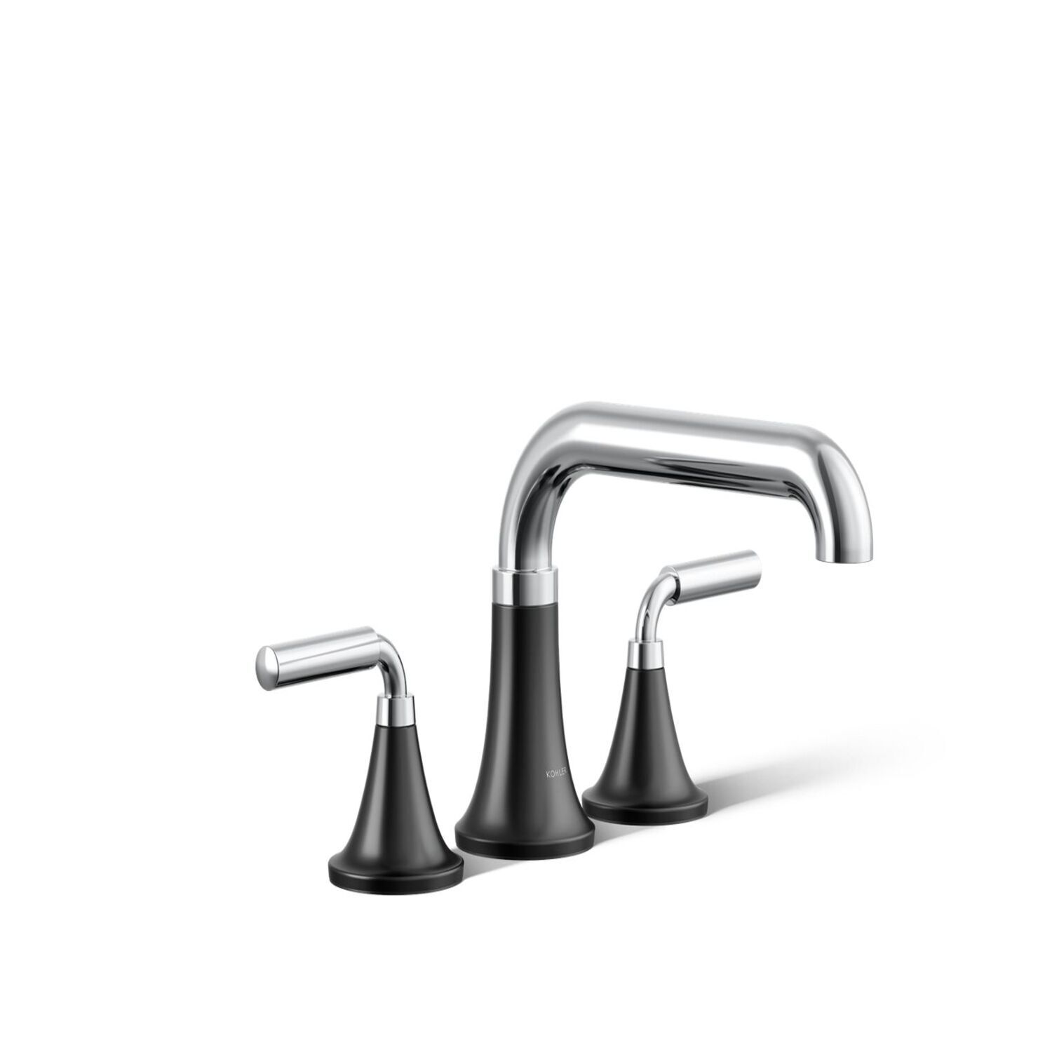 Llave Tone duomando de lavabo en negro con cromo,,hi-res image number null