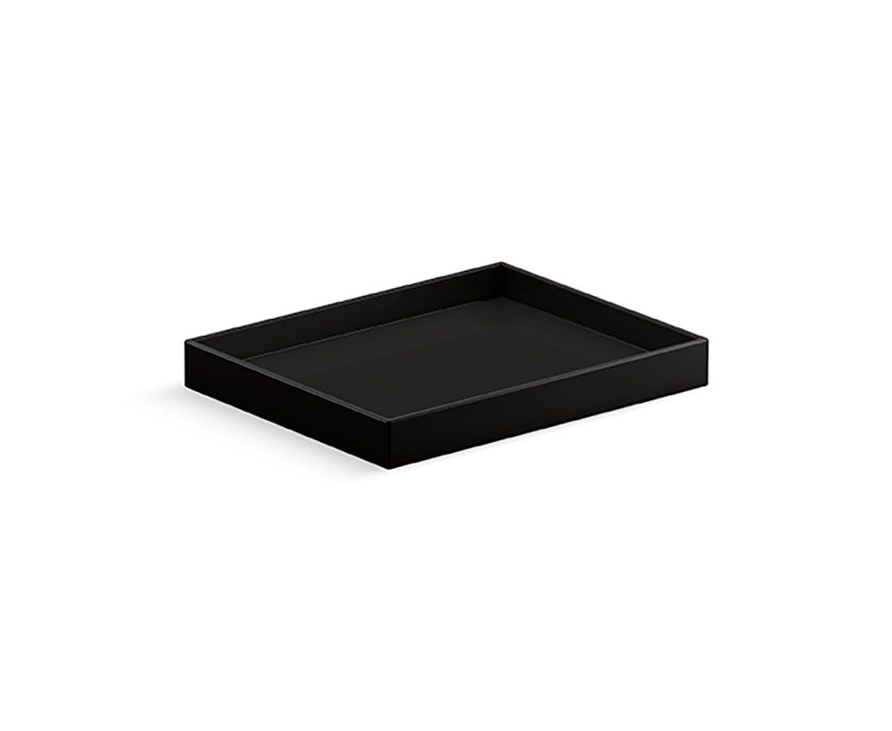 Bandeja decorativa línea Draft en negro,,hi-res image number null
