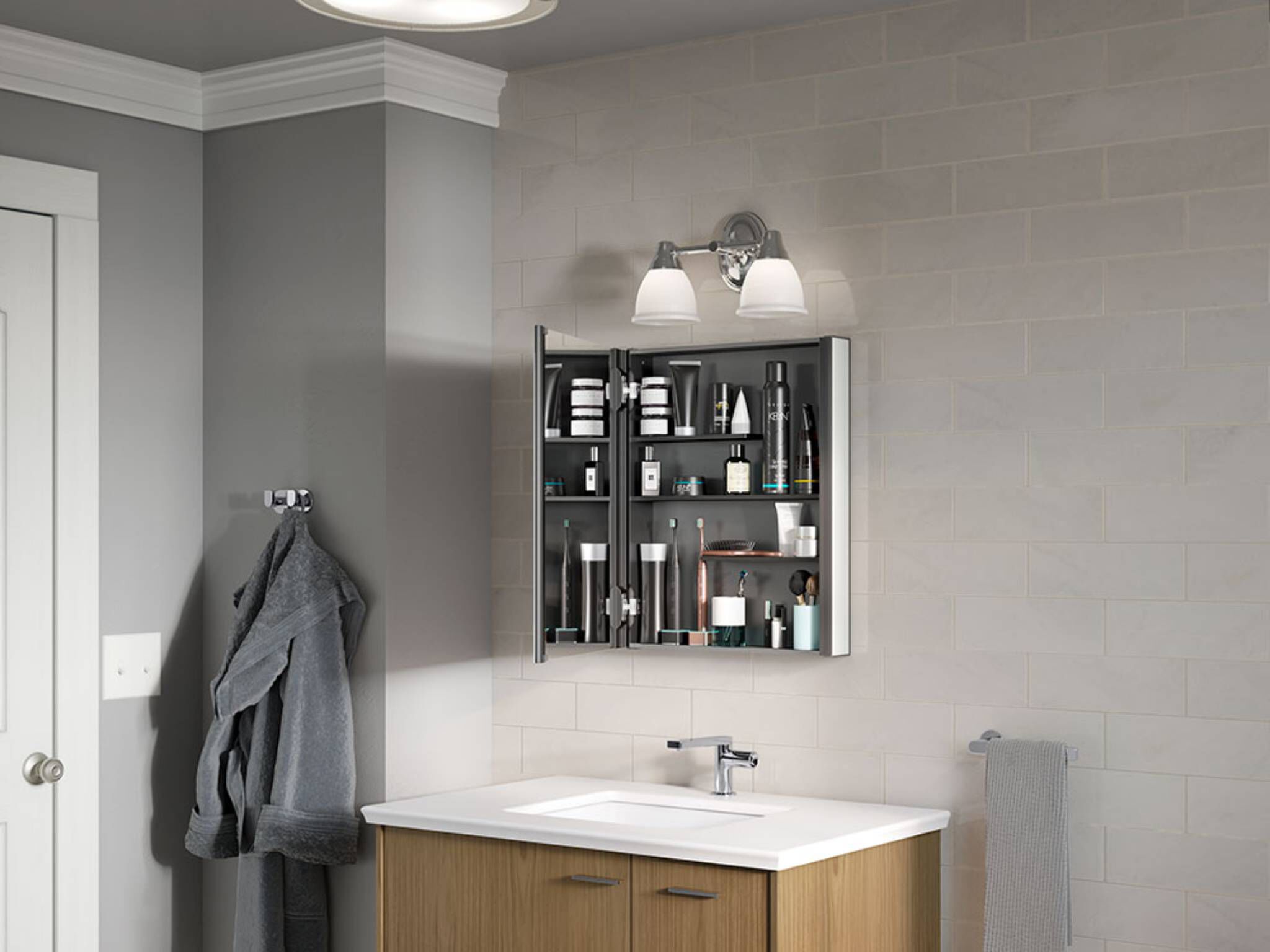 Llave monomando baja para lavabo línea Composed en cromo pulido,,hi-res image number null