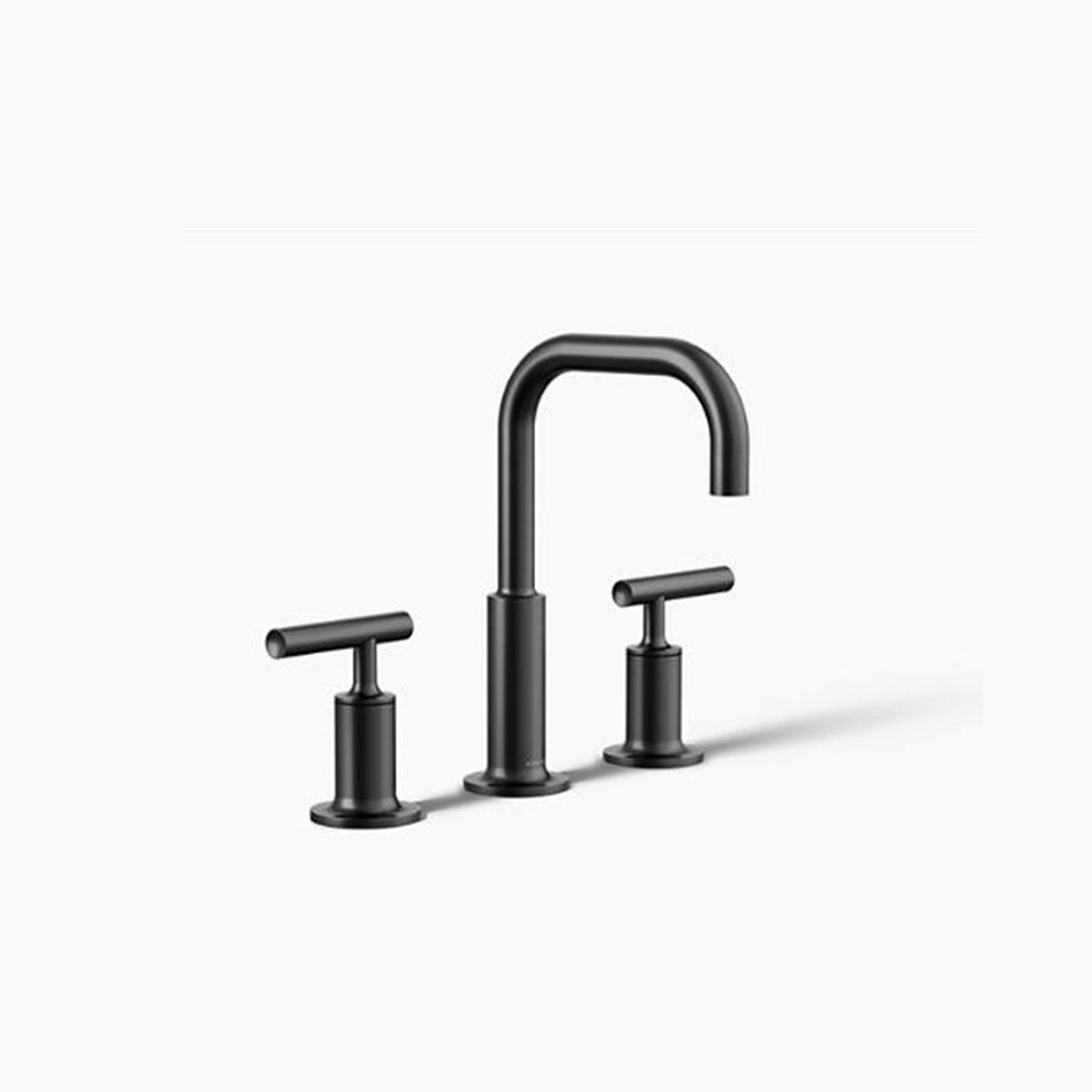 Llave duomando para lavabo Purist negra,,hi-res image number null