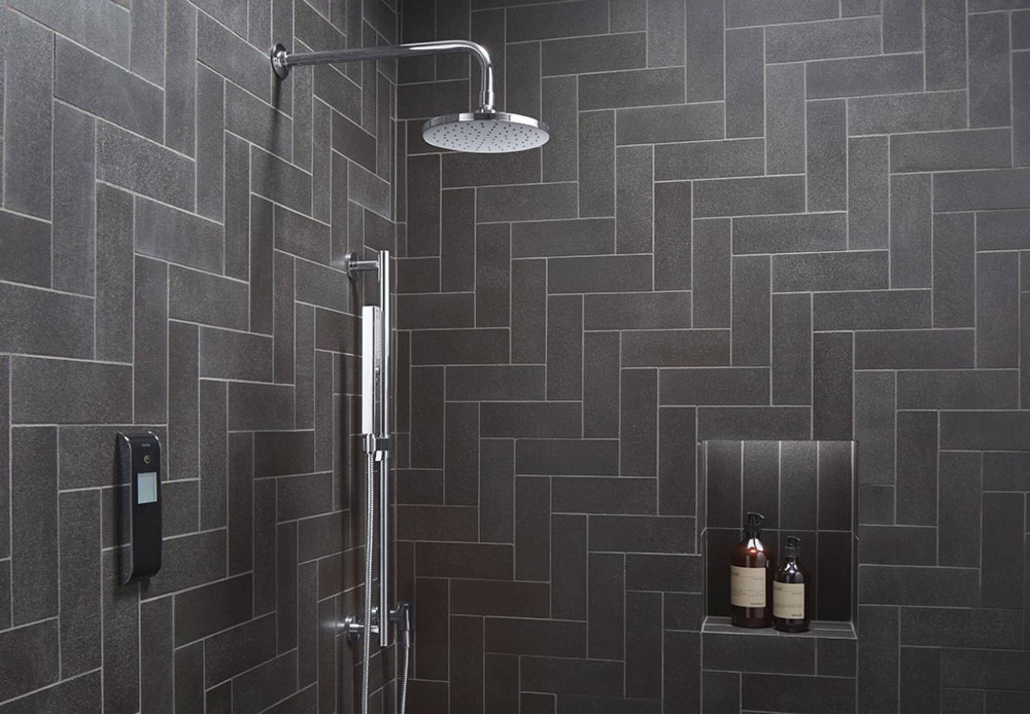 Regadera de mano multifunción línea Shift en cromo pulido,,hi-res image number null