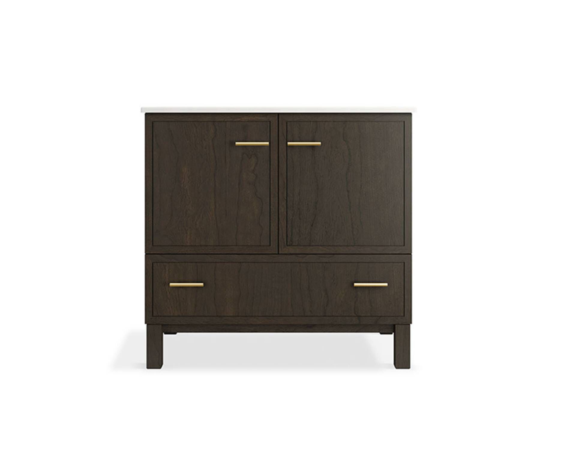 Vanity Jacquard para cuarto de baño gris,,hi-res image number null