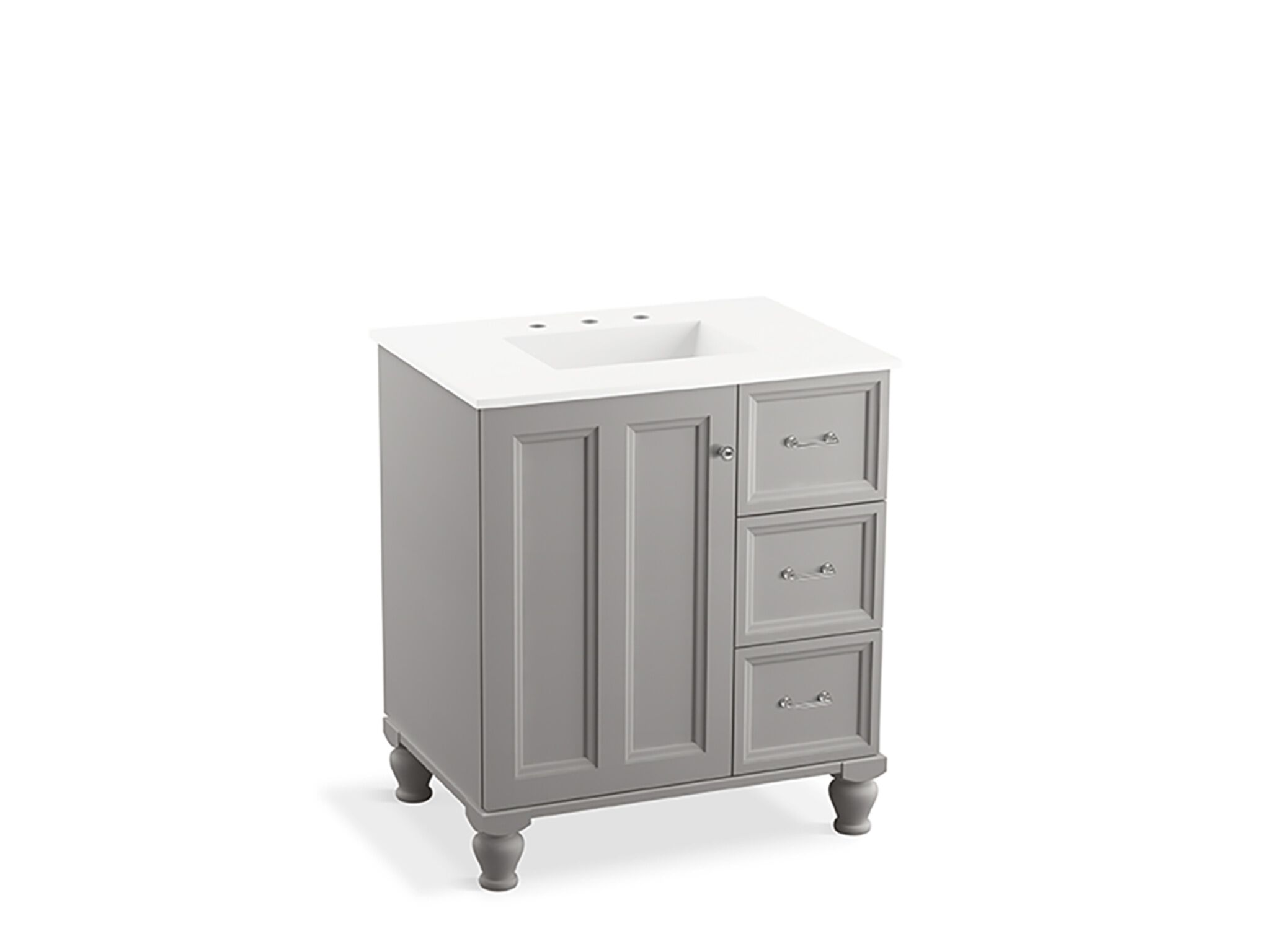 Vanity Damask para baño mohair grey,,hi-res image number null